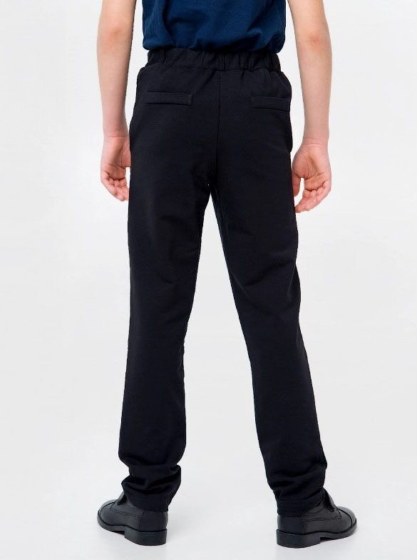 Школьные брюки для мальчика SMIL черные 115458 - фото