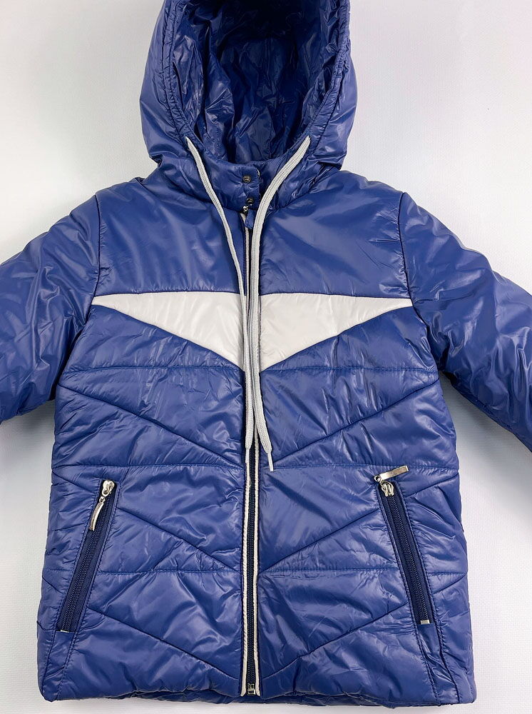 Куртка зимняя для мальчика Одягайко синяя 2525 - купить