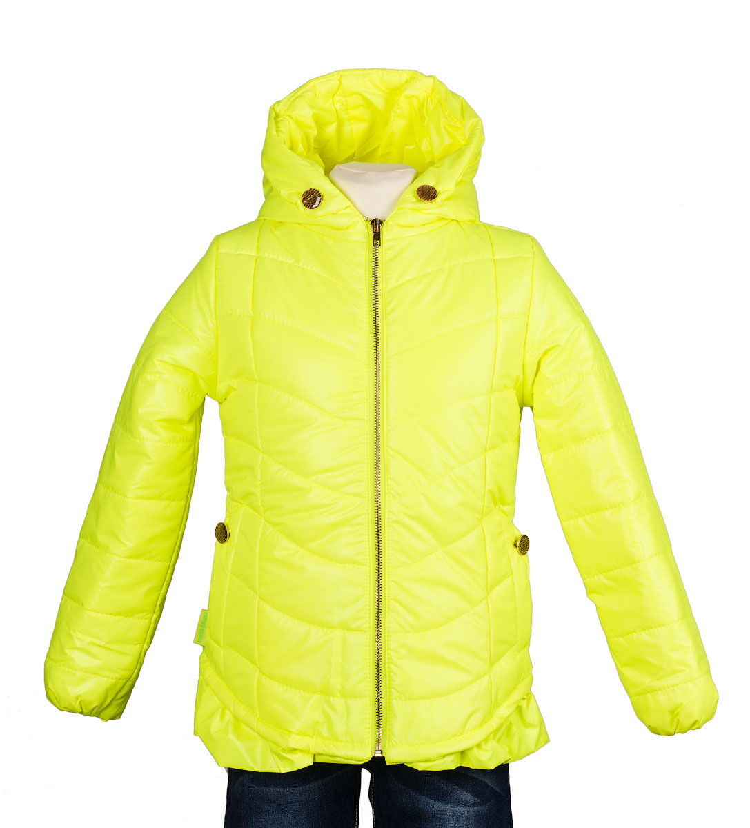 Куртка для девочки Одягайко салатовая 2633 - цена