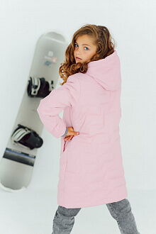 Зимняя куртка для девочки DC Kids Даяна розовая - размеры