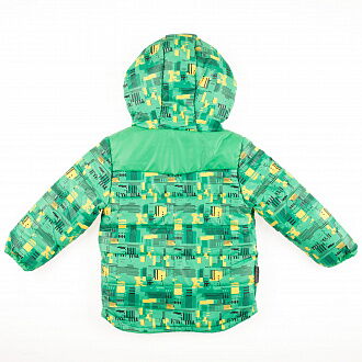 Куртка для мальчика ОДЯГАЙКО зеленая 22096 - фото