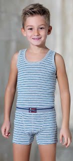 Комплект білизни для хлопчика (майка+боксери) BRIX сірий 9044 - ціна