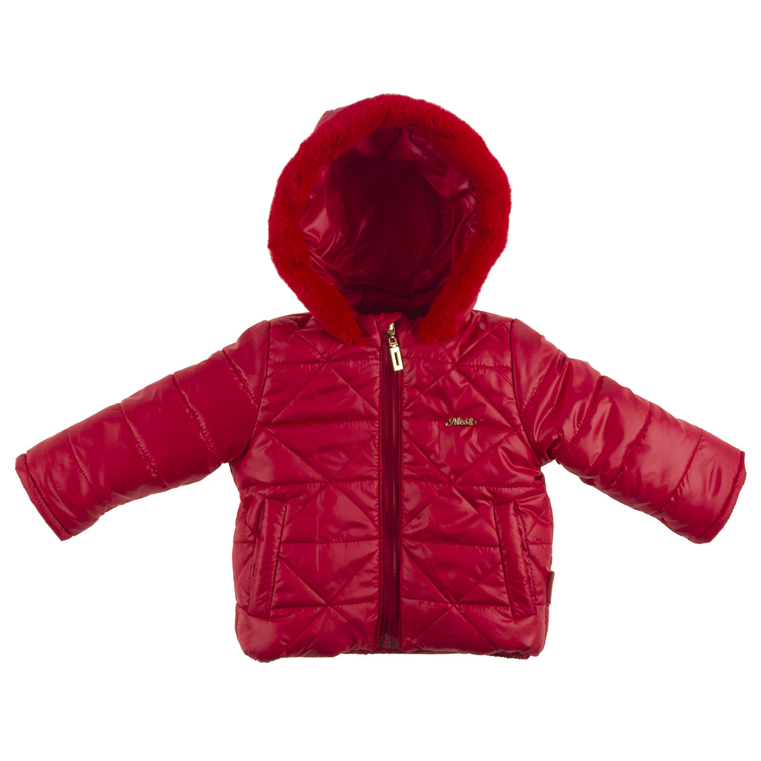 Куртка зимова для дівчинки Одягайко червона 20266 - ціна