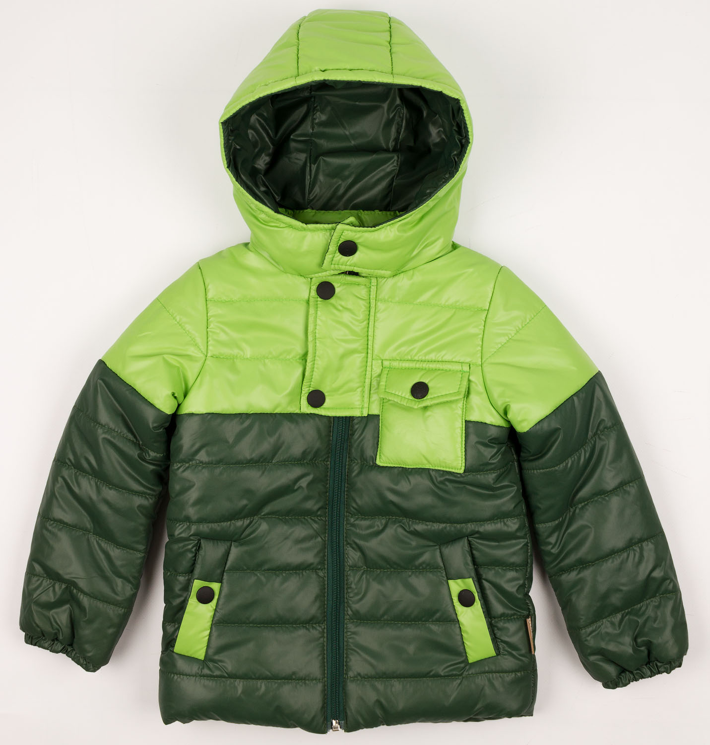 Куртка для мальчика Одягайко зеленая 2708 - ціна