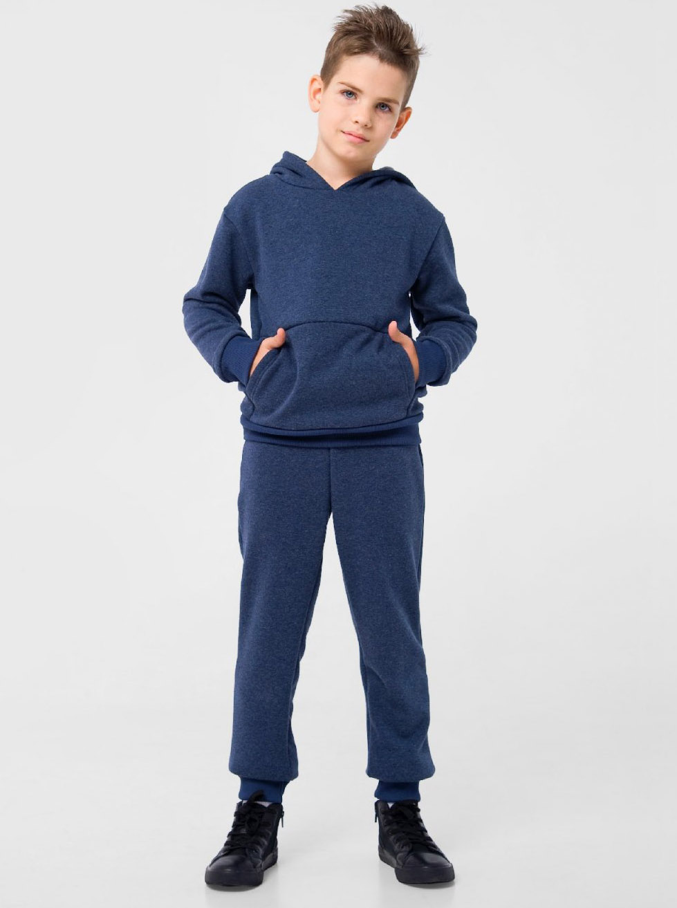 Утеплені штани для хлопчика Smil сині 115446/115447 - ціна