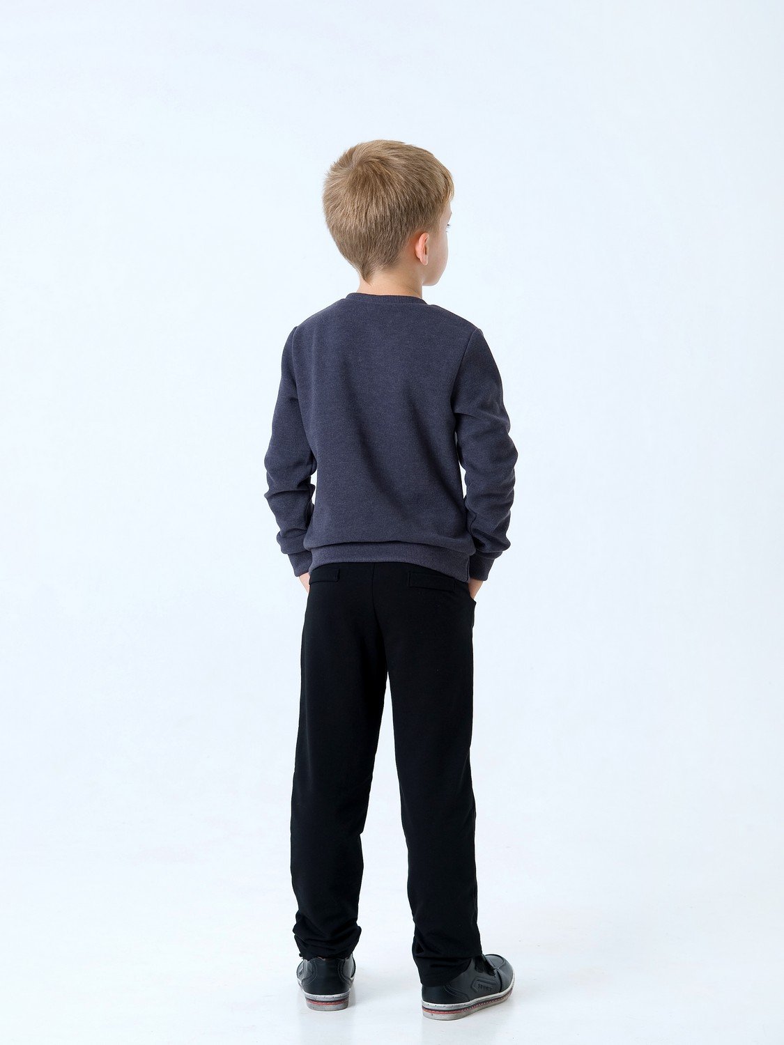 Пуловер для хлопчика Smil сірий 116438/116439 - картинка