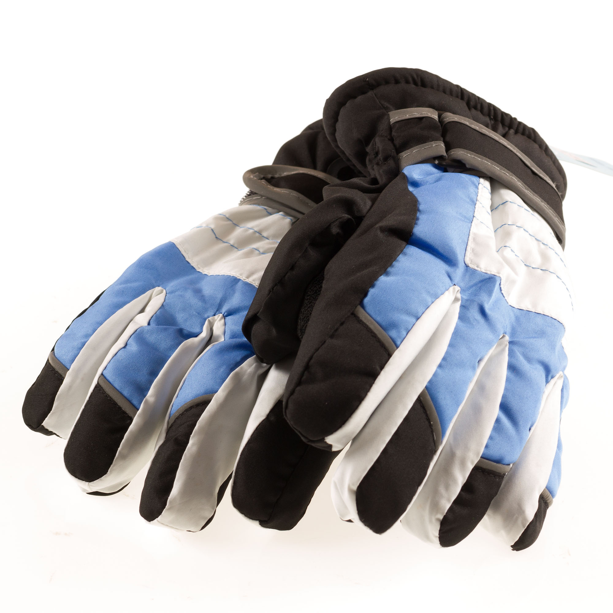 Перчатки зимние из непромокаемой ткани YO! голубые RN-003 - ціна