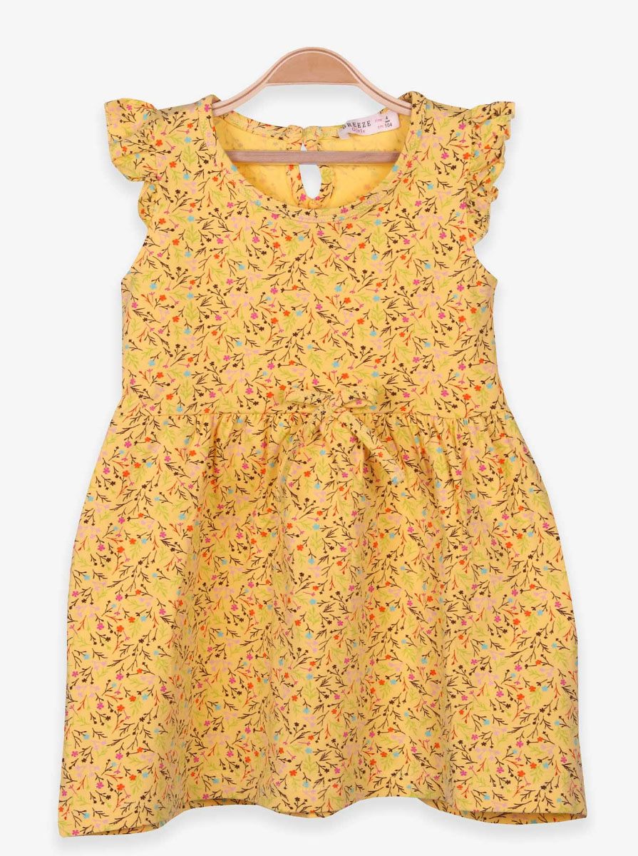 Плаття для дівчинки Breeze Квіточки жовте 15905 - ціна