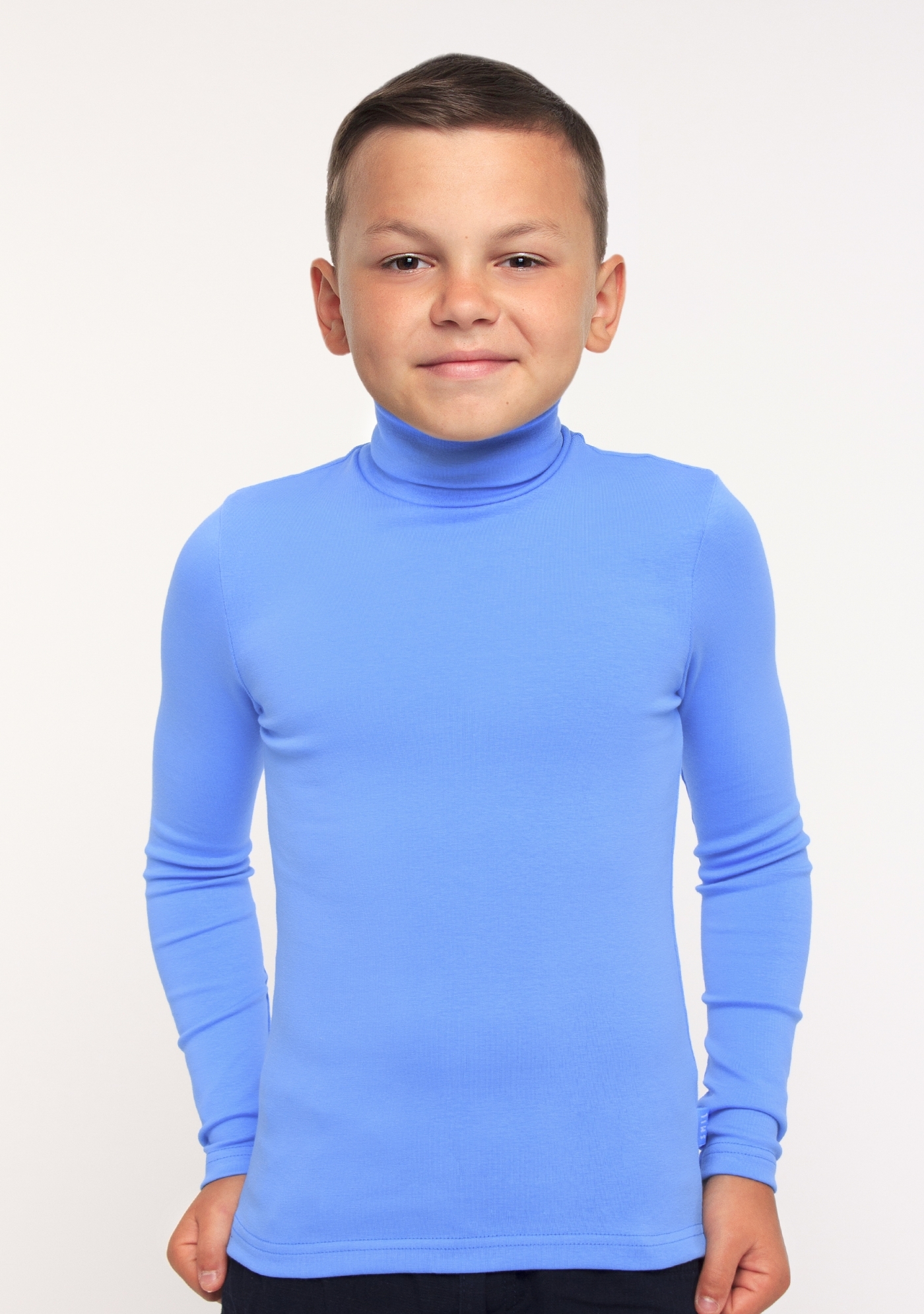 Гольф з відворотом для хлопчика SMIL синій 114547 - ціна