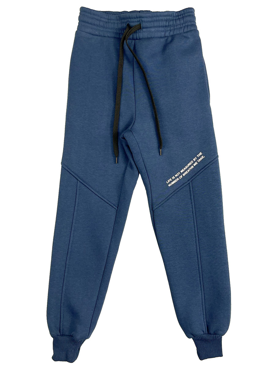 Утеплені спортивні штани для хлопчика JakPani сині 1501 - ціна