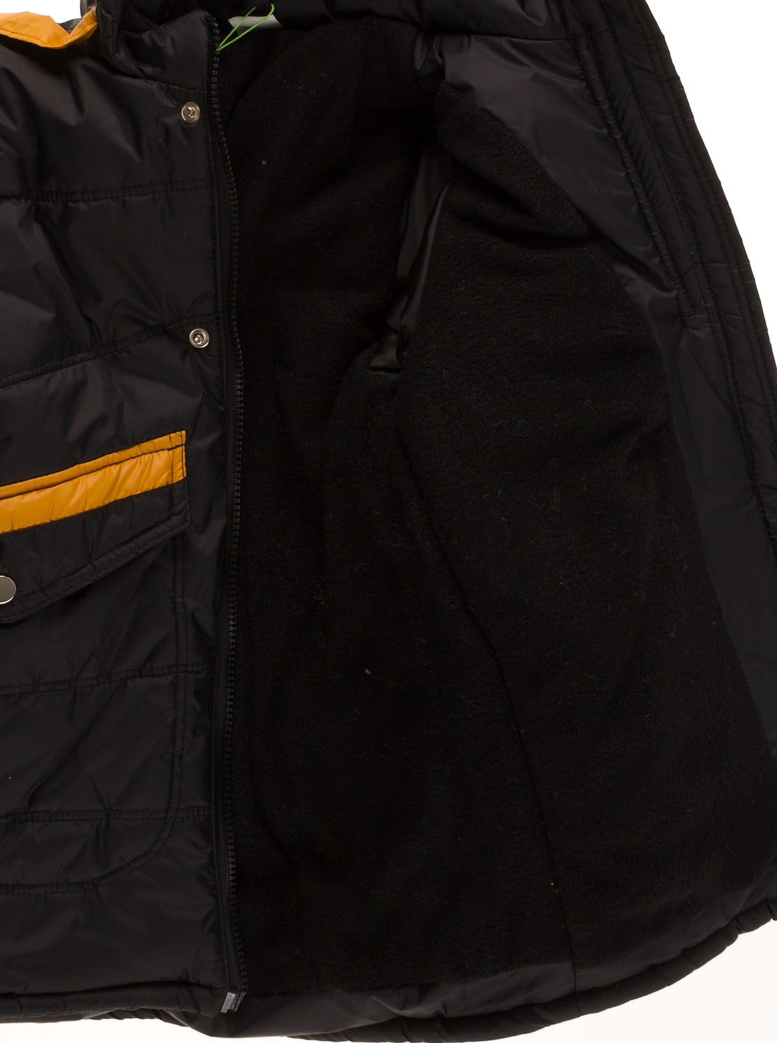 Куртка зимова для хлопчика Одягайко чорна 20046 - світлина