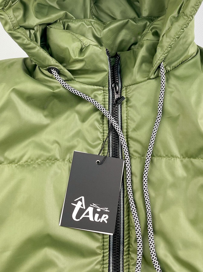 Куртка зі світловідбивними вставками Tair kids зелена арт.105 - купити