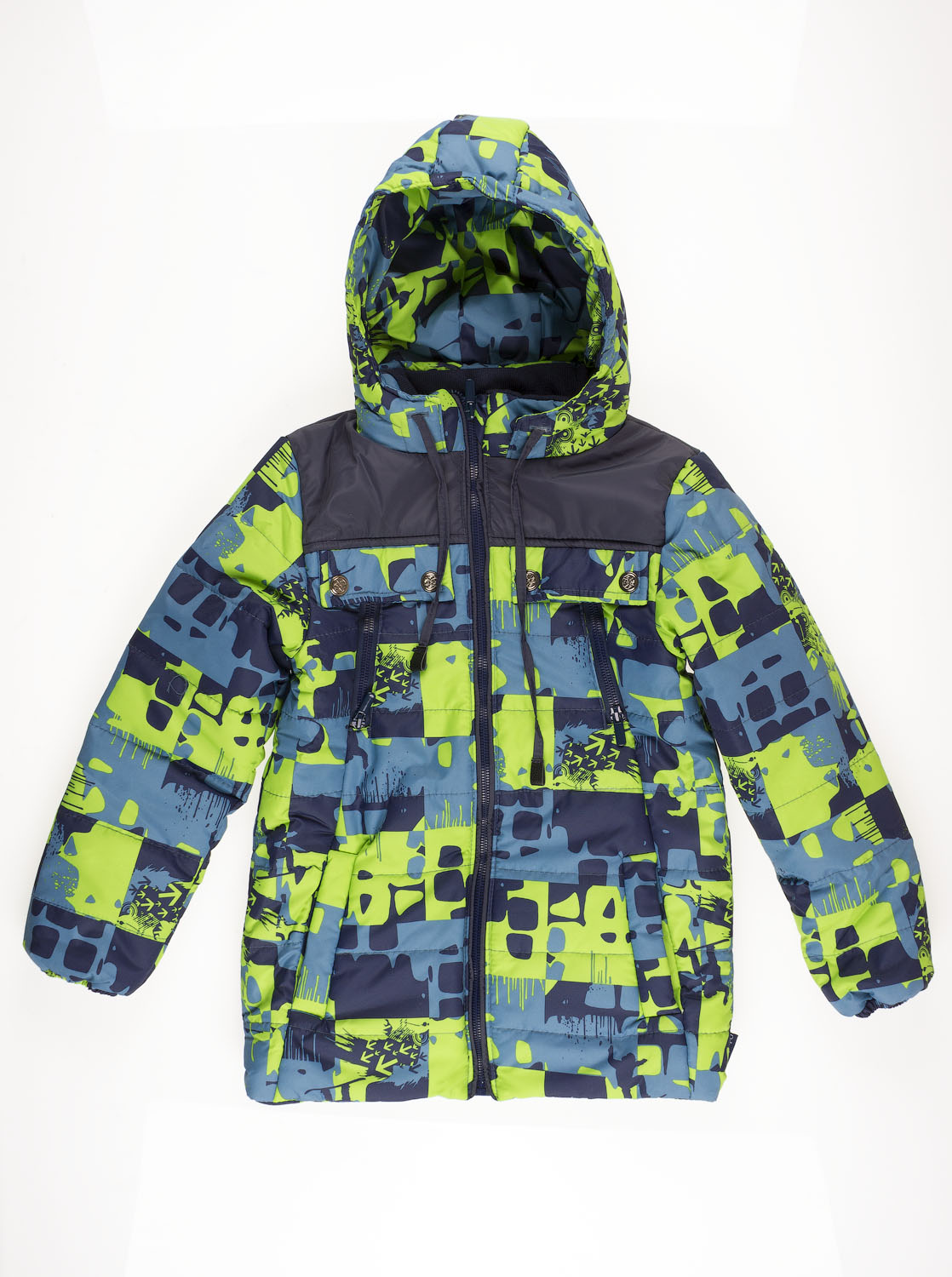 Куртка для мальчика ОДЯГАЙКО зеленая 22147 - ціна