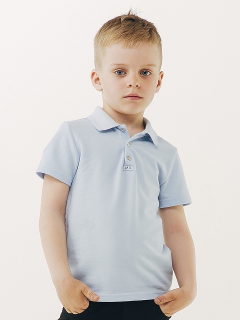 Поло з коротким рукавом для хлопчика SMIL блакитне 114662/114663/114664 - ціна