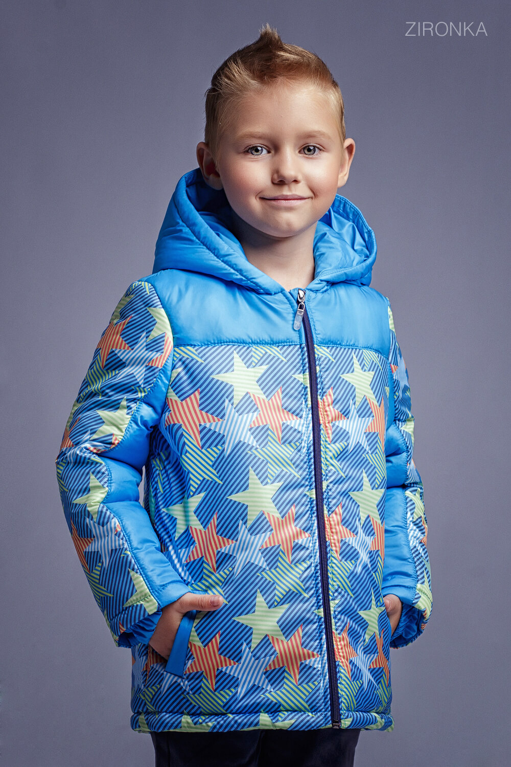 Куртка для мальчика Zironka синяя 2105-1 - ціна