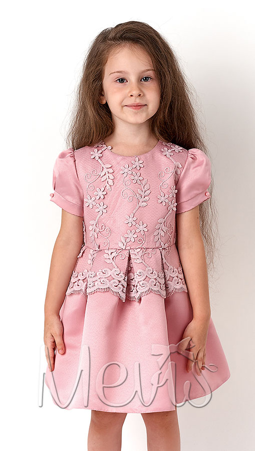 Нарядна сукня для дівчинки Mevis рожева 3075-01 - ціна