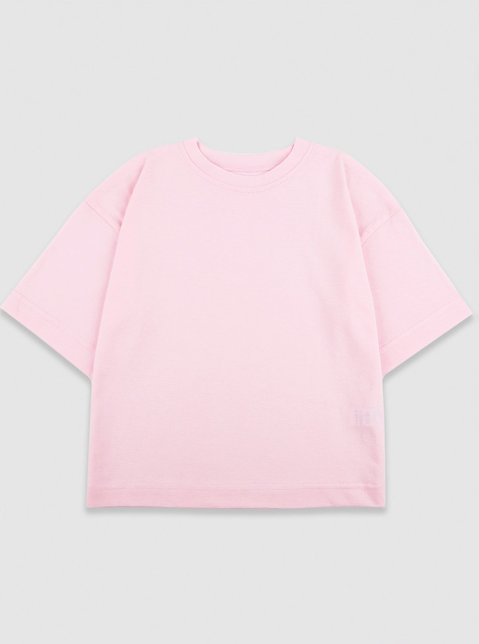 Футболка оверсайз для дівчинки Фламінго рожева 269-110 - ціна