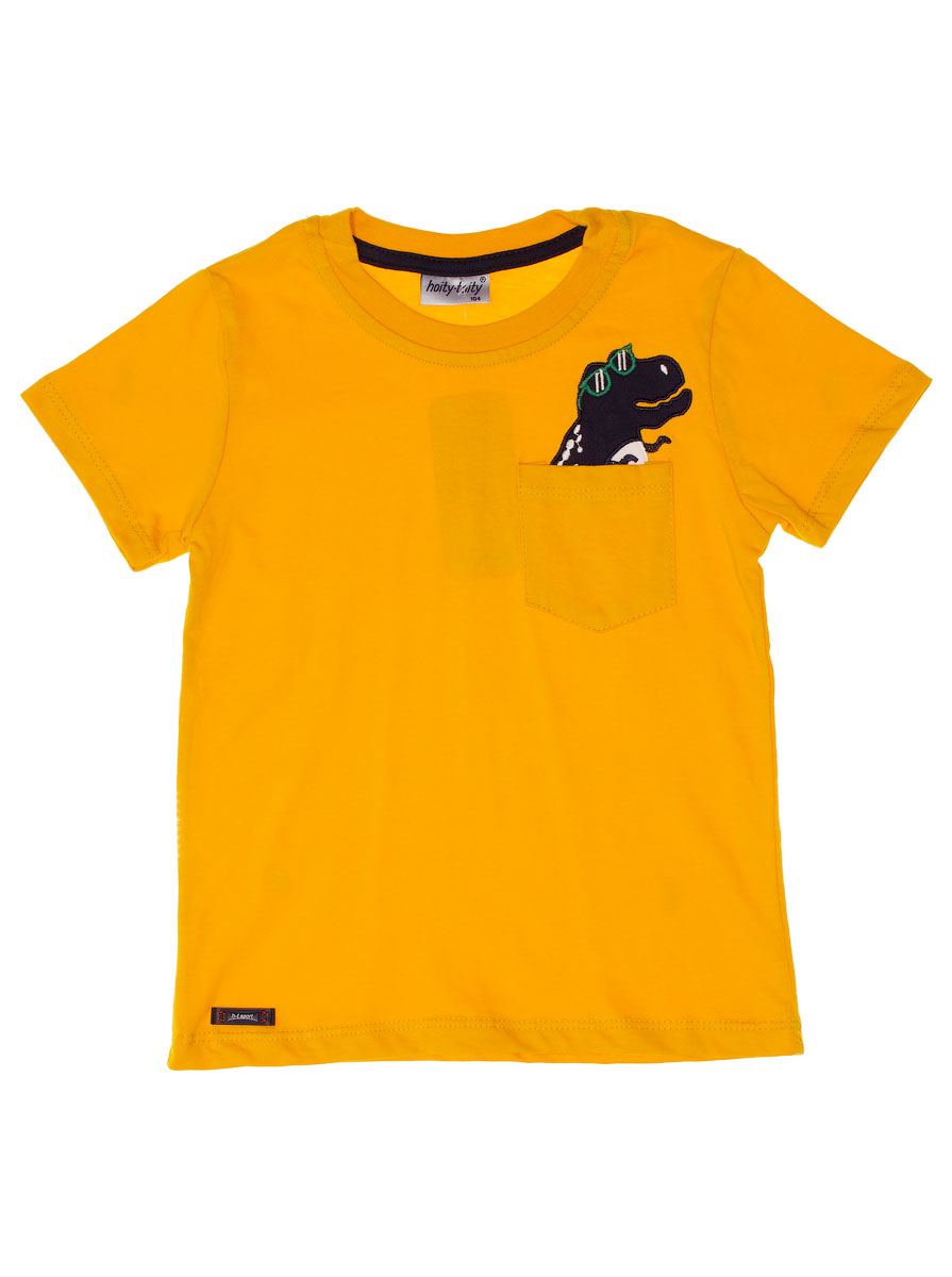 Комплект футболка і шорти для хлопчика Hoity-toity жовтий 0522 - фото