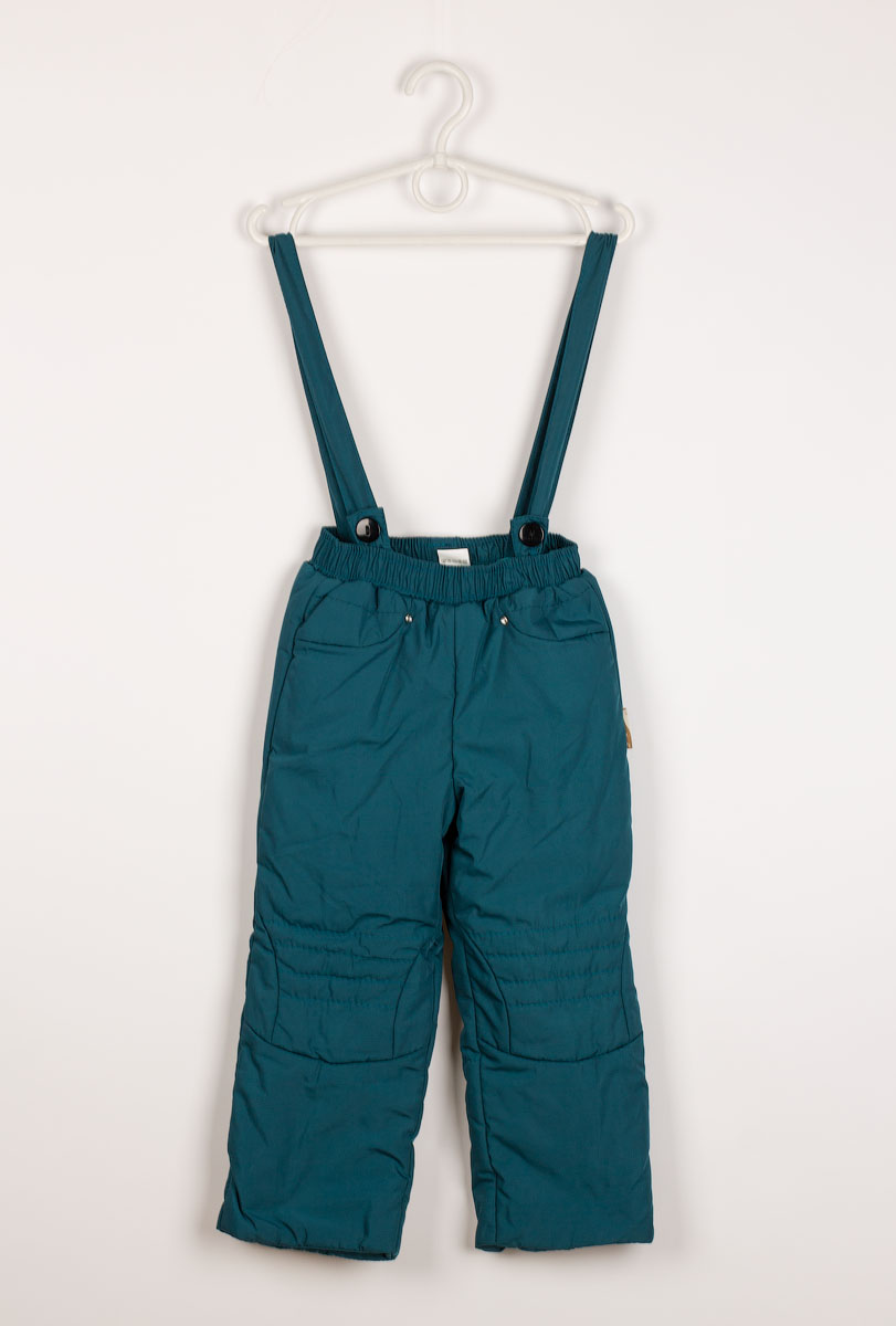 Зимовий комбінезон (штани) для дівчинки Одягайко зелений 00172 - ціна