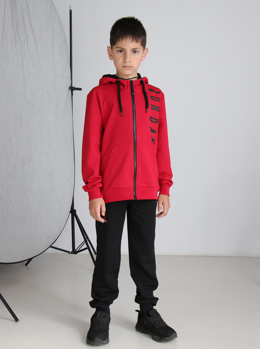 Спортивний костюм для хлопчика Kidzo Jordan червоний 2104 - ціна