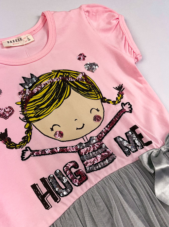 Сукня для дівчинки Breeze Дівчинка рожева 10836 - розміри