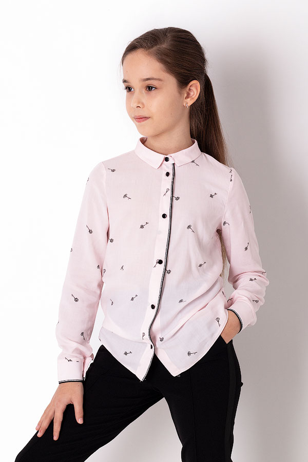 Блузка для дівчинки Mevis рожева 3690-04 - ціна