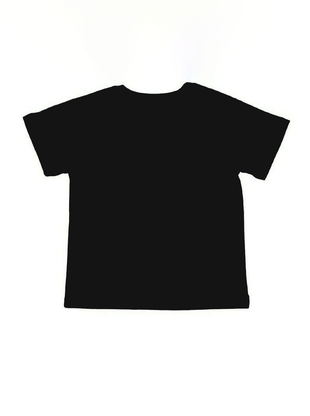 Чорна футболка для фізкультури Фламінго 300-103 - ціна