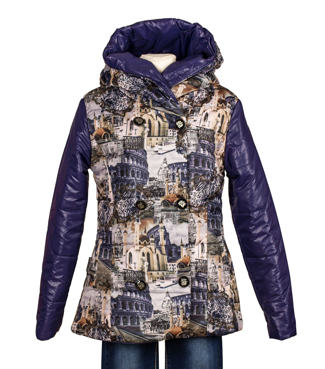 Куртка для дівчинки Одягайко синя 2622 - ціна