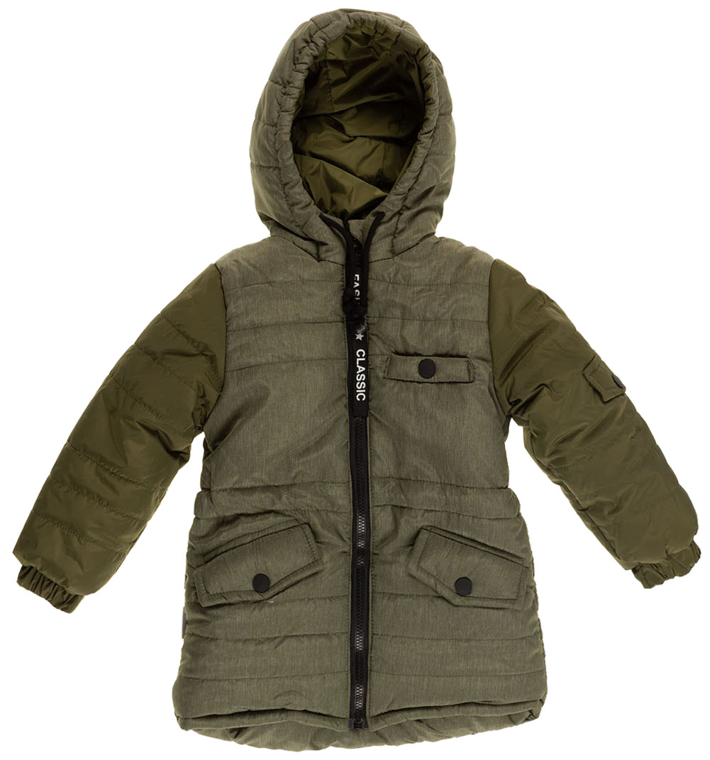 Куртка зимняя для мальчика Одягайко хаки 20140 - ціна