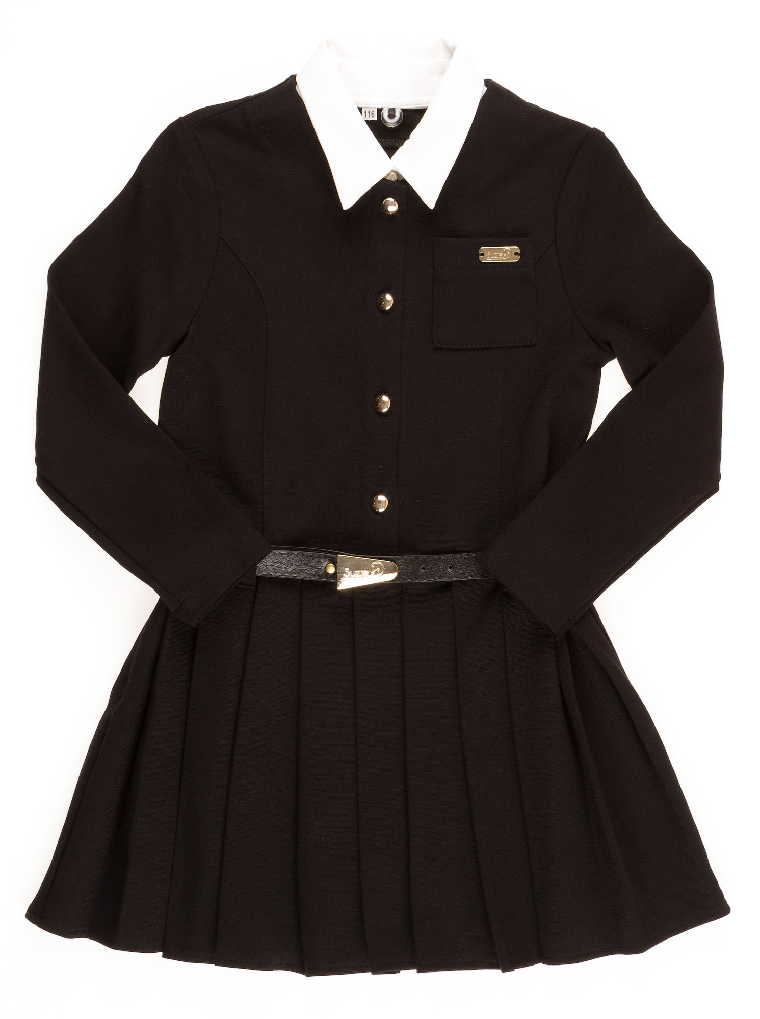 Сукня шкільна трикотажна SUZIE Ейлін чорна ПЛ-23 - ціна