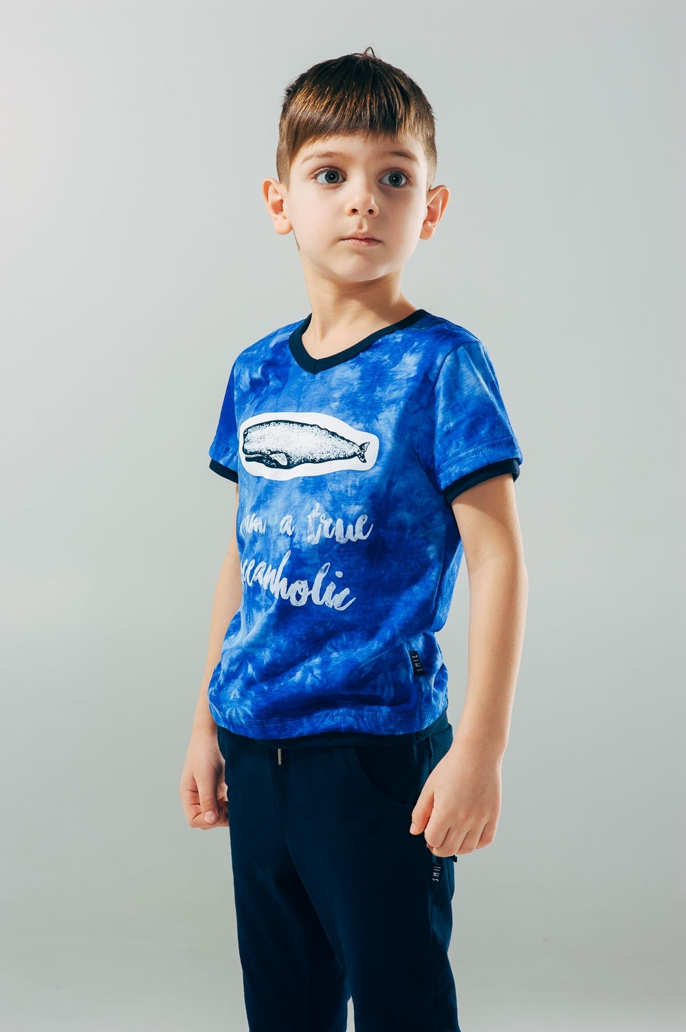 Футболка для хлопчика SMIL Мрійники синя 110491 - ціна
