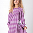 Трикотажне плаття для дівчинки Mevis Котик фіолетове 3636-02 - ціна