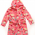 Халат флисовый с капюшоном для девочки Фламинго Мышонок розовый 882-910 - ціна