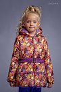 Демисезонная куртка еврозима для девочки Zironka фиолетовая 2060-1