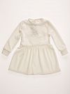Платье велюровое для девочки Family Pupchik Кружево белое 9009