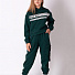 Утеплений спортивний костюм для дівчинки Mevis зелений 3541-02 - ціна