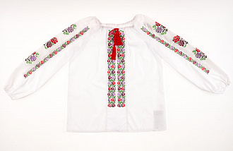 Вышиванка-блузка для девочки Украина Веселка 2343 - ціна