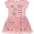 Платье для девочки Breeze Зайчик розовое 11895 - ціна