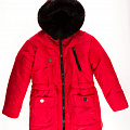Куртка зимова для дівчинки Одягайко червона 20026 - ціна