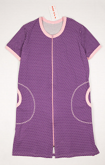 Халат на блискавці жіночий VVL фіолетовий 236/2 - ціна