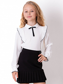 Блузка для дівчинки Mevis молочна 4183-02 - ціна