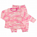 Піжама для дівчинки Breeze Камуфляж рожева 8382 - ціна
