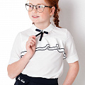 Блузка для дівчинки Mevis молочна 4116-02 - ціна