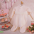 Платье для Крещения девочки HappyTOT Диадема кремовое 5023 - ціна