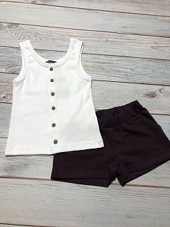 Літні шорти для дівчинки Фламінго фіолетові 979-325 - розміри