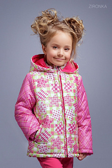 Демісезонна куртка для дівчинки Zironka рожева 2100-2 - ціна