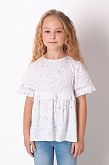 Блузка для девочки Mevis белая 3656-02