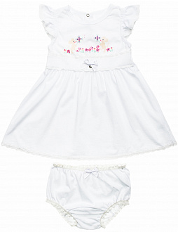Сукня з трусиками SMIL Квіткові фантазії біла 113250 - ціна