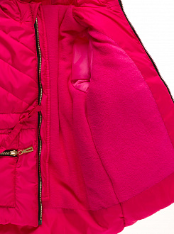Куртка зимова для дівчинки Одягайко малинова 20077О - розміри