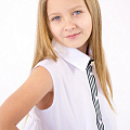 Блузка с коротким рукавом для девочки Albero белая 5088 - купити